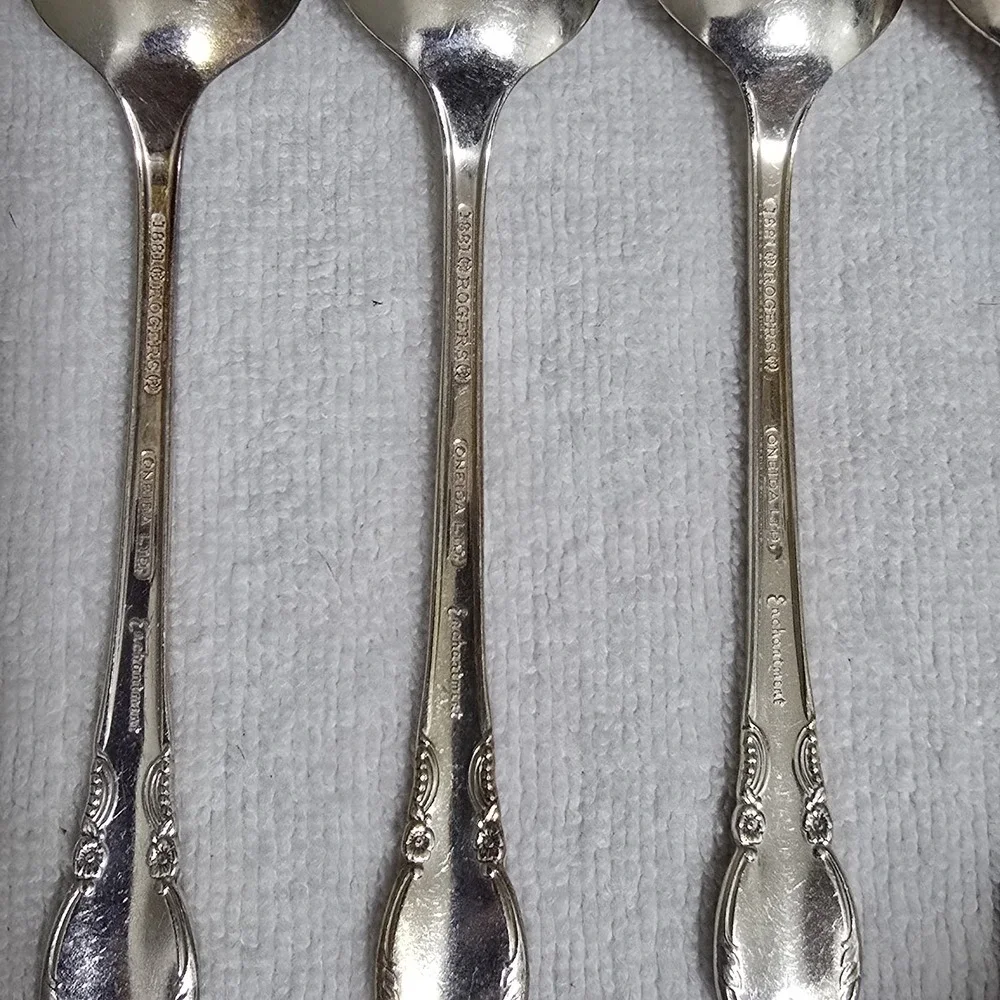 Oneida 1881 Rogers Enchantment Serving Utensils Silver Plate LondonTown 13 Pcs